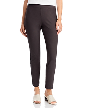 Eileen Fisher Slim Ankle Pant In Espresso