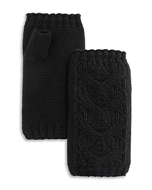 Echo Loopy Cable Handwarmers In Black