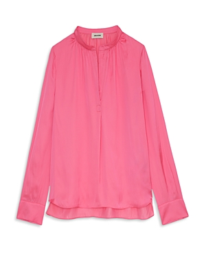 ZADIG & VOLTAIRE TINK SATIN BLOUSE