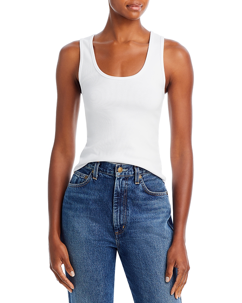 Good American Heritage Rib Scoop Neck Tank