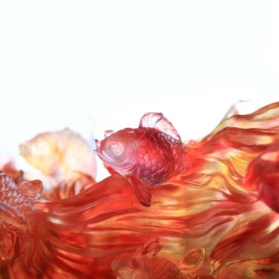 Rising New Era Goldfish Sculpture