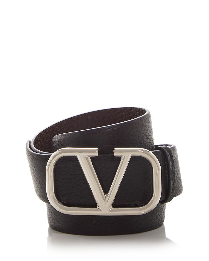 Valentino Garavani Women's Vlogo Reversible Leather Belt