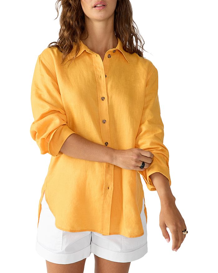 Sanctuary Linen Relaxed Shirt | Bloomingdale's