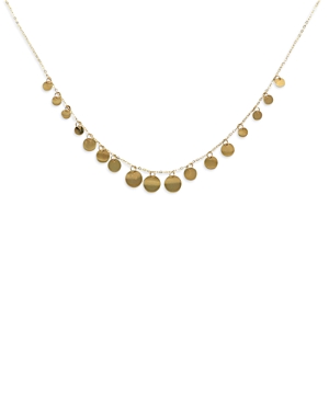 Bloomingdale's 14k Yellow Gold Graduated Circles Necklace, 18