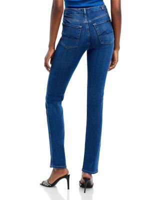 Slim Illusion Kimmie Mid Rise Straight Jeans in Luxe Love Story