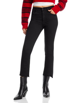 The Insider High Rise Crop Step Fray Bootcut Jeans