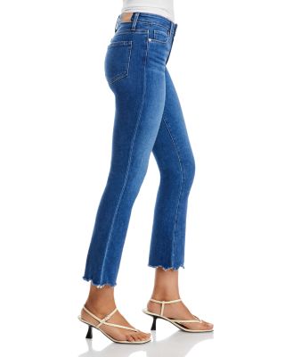 Colette High Rise Cropped Flare Jeans in Bay - Exclusive