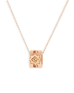 Roberto Coin 18K Rose Gold Navarra Multicolor Sapphire & Diamond Pendant Necklace, 16-18