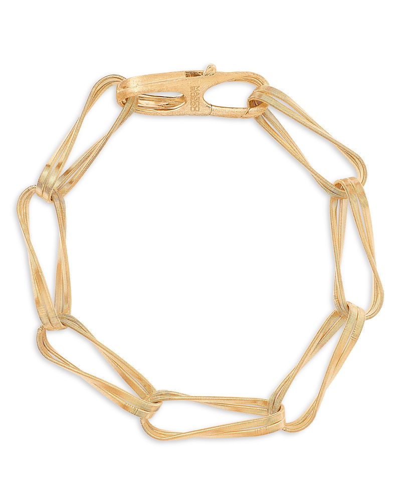 Marco Bicego 18k Yellow Gold Marrakech Onde Double Link Bracelet In Gold
