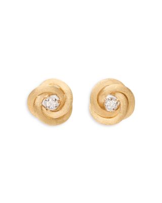 Marco Bicego - 18K Yellow Gold Jaipur Link Diamond Stud Earrings