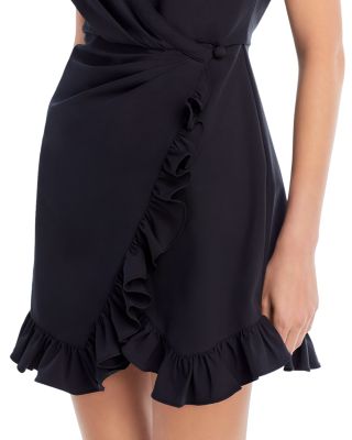 Zenni Ruffled Wrap Dress