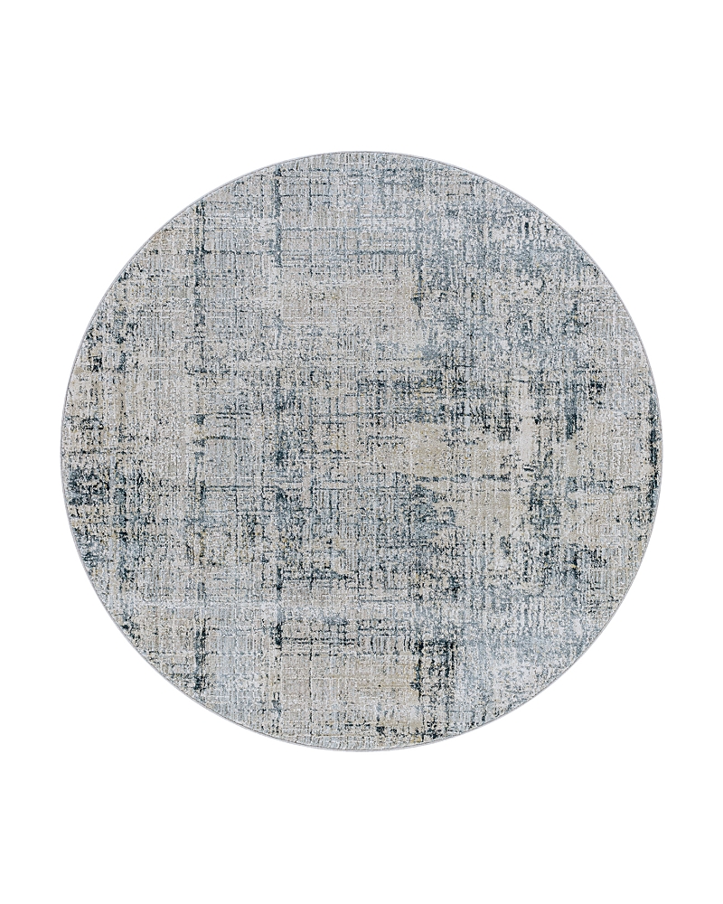 Surya Brunswick Bwk-2300 Round Area Rug, 7'10 X 7'10 In Mist/sage
