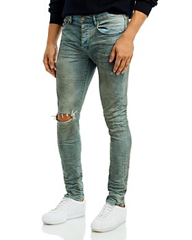 Purple Jeans Men Tag Unisex Mens Designer Ripped Skinny Pants for Washed  Old Clothes Pantalones Luxury Brand Esyj