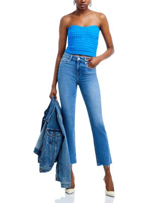 Cindy High Rise Ankle Straight Jeans
