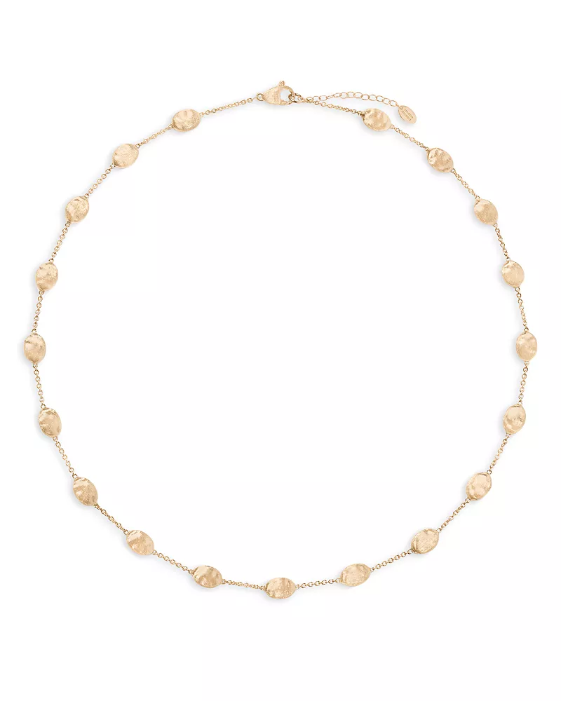Marco Bicego 18K Yellow Gold Siviglia Bead Station Necklace, 16