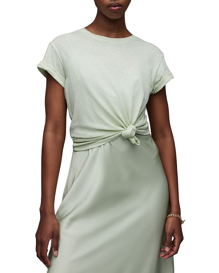ALLSAINTS Anna Cuffed Sleeve Tee Bloomingdale's
