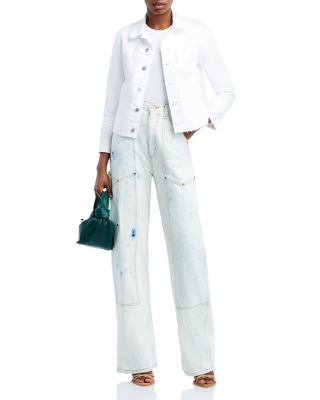 Janelle Slim-Fit Raw Denim Jacket