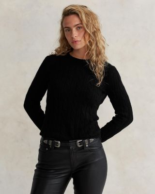 Cable Knit Cashmere Sweater
