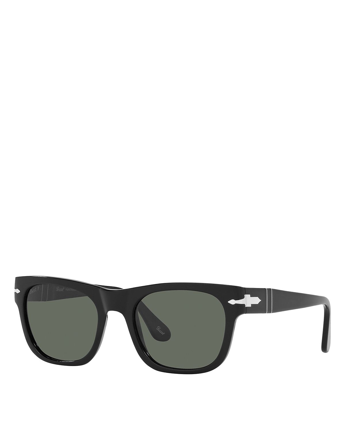 Persol Polarized Rectangle Sunglasses, 52mm