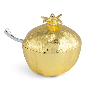Michael Aram Pomegranate Mini Pot with Spoon Michael Aram Pomegranate Mini Pot with Spoon