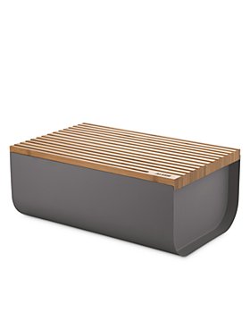 Alessi - Mattina Bread Box with Cutting Board Lid