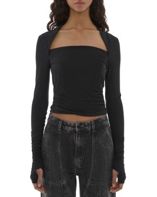 Helmut Lang - Long Sleeve Shrug Top