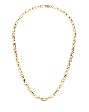 Adina Reyter 14k Yellow Gold Polished Oval Link Chain Necklace, 18