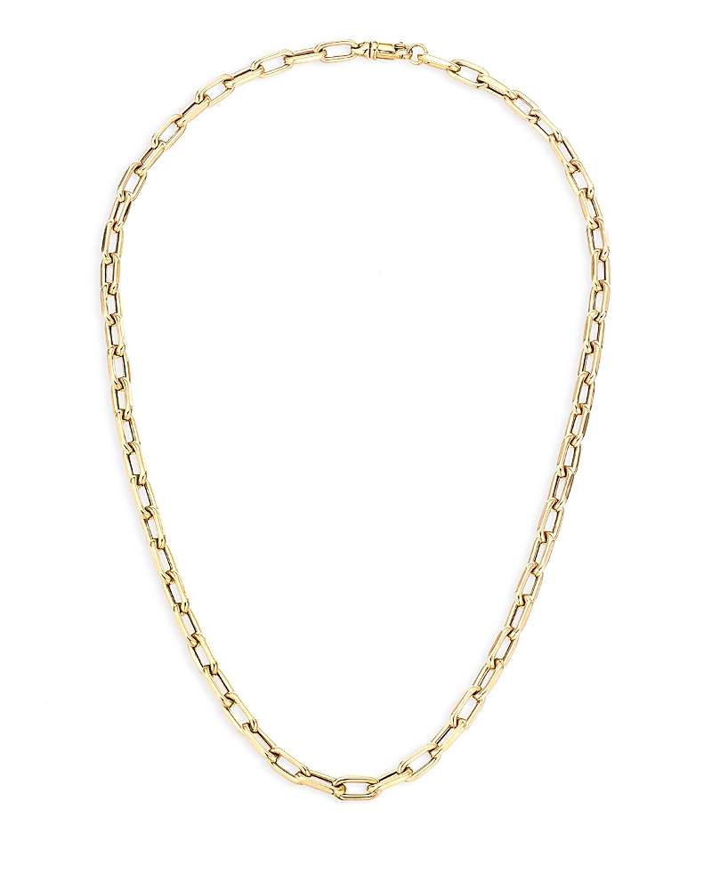 Adina Reyter 14K Yellow Gold Polished Oval Link Chain Necklace, 18