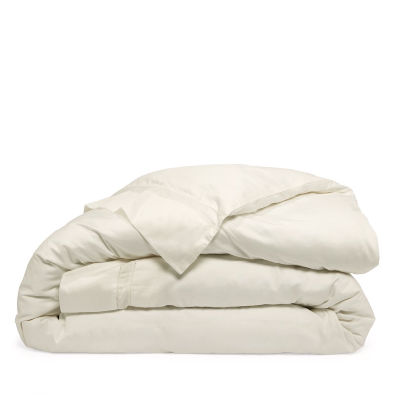 Frette Essentials Doppio Ajour Duvet, King in Milk