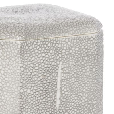 Shagreen Cotton Ball Jar
