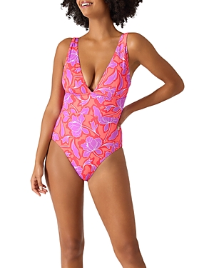 Tommy Bahama Palm Modern Blissful One Piece Swimsuit