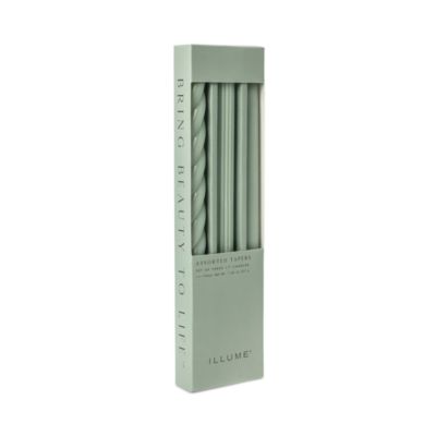 ILLUME Assorted Sage Green Candle Tapers 3-pack, 7.65 Oz. | Bloomingdale's