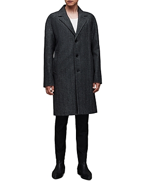 ALLSAINTS ORMOND SINGLE BREASTED COAT