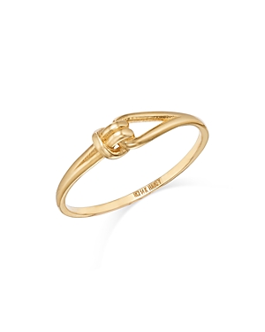 14K Yellow Gold Love Knot Ring