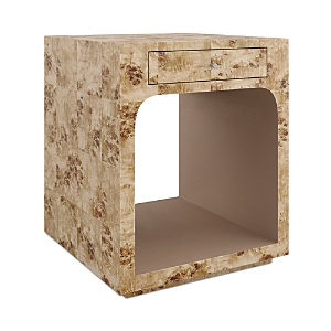 Shop Caracole Burlesque End Table In Brazen Bronze