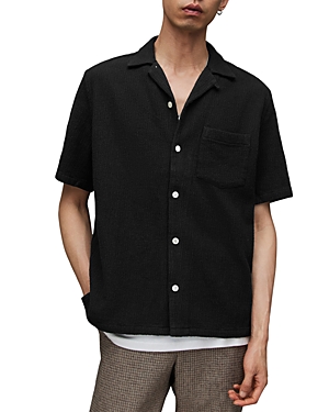 ALLSAINTS EULARIA SHORT SLEEVE RELAXED FIT SHIRT