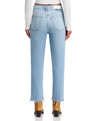 Stove Pipe High Rise Straight Jeans in Mid 90&#39;s