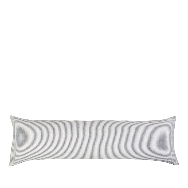 Pom Pom At Home Connor Denim Insert Pillow In Ivory/denim
