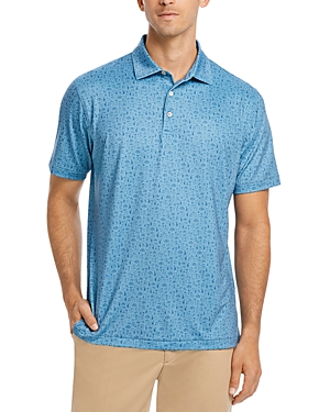 Shop Peter Millar Crown Sport Hole In One Performance Polo In Rainfall