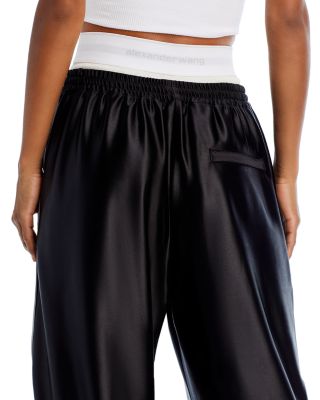 パンツ T By Alexander Wang Relaxed Track Pants With Drawstring T by Alexander Wang T by Alexander Wang Sweatpants | Women's