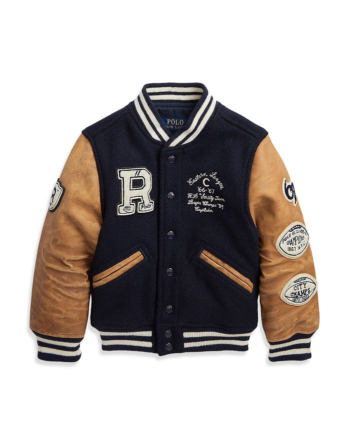 Personalized Kids Varsity Jacket Made in Canada Toddler Letterman