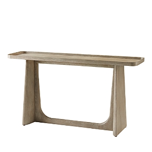 Theodore Alexander Repose Wooden Console Table In Gray Oak