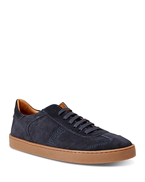 Shop Bruno Magli Men's Bono Lace Up Sneakers In Dark Blue