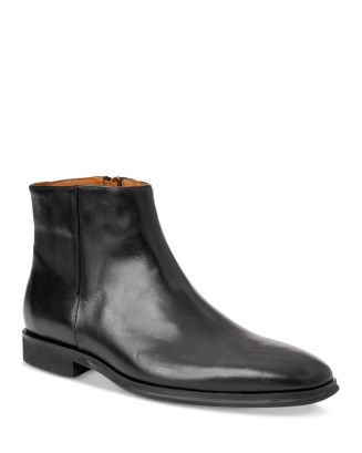 Bruno Magli Black Leather Side Zip Ankle Boots Men\'s Size 11.5 Made in Italy Raging Side Zip Boot – Bruno Magli main image 4