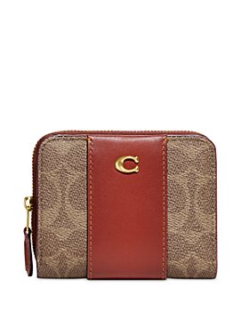 Coach Mini ID Wallet Womens Brown Leopard Keyring Coated Canvas Leathe –  Luxe Fashion Finds