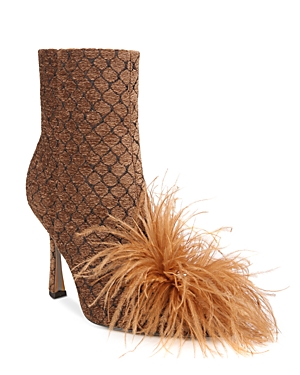 Sam Edelman Ency Pointed Toe Bootie In Brown Multi