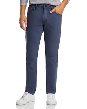 Ag Everett Straight Fit Twill Pants In Blue Note
