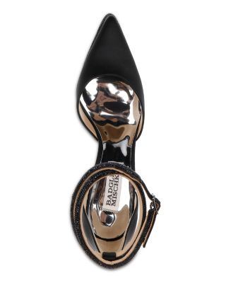 Women's Elaina Ankle Strap Pointed Toe High Heel Pumps