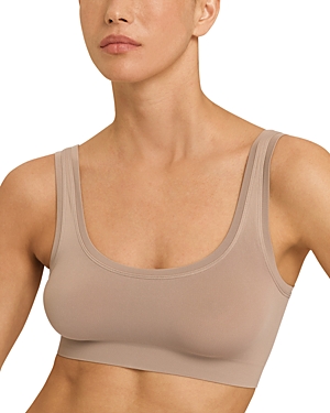 Hanro Touch Feeling Bralette In Mocha