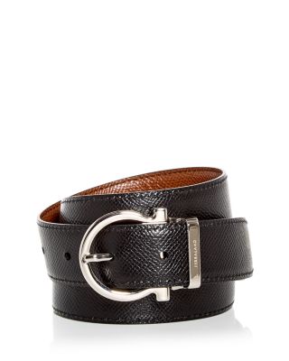 Men's Gancini Buckle Reversible Leather Belt